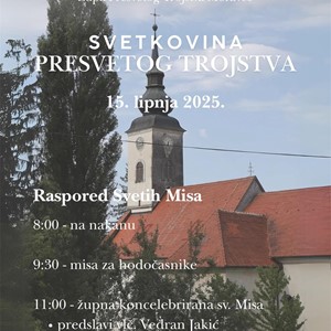 Župna svetkovina u Župi Presvetog Trojstva - Moravče